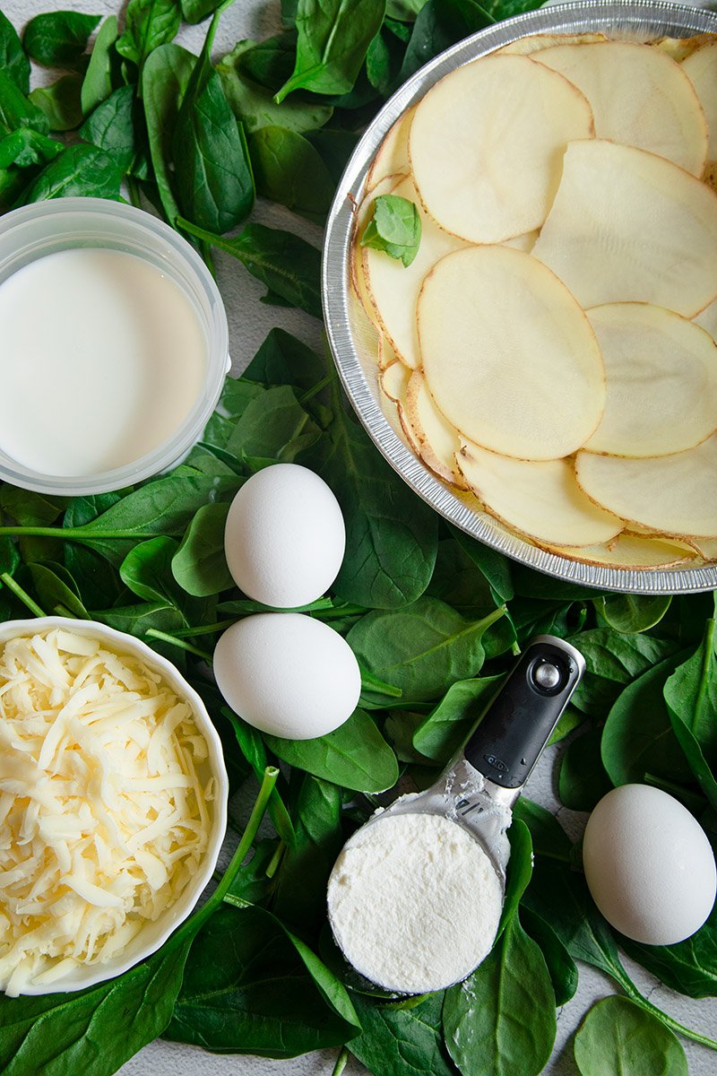 spinach cheese quiche ingredients