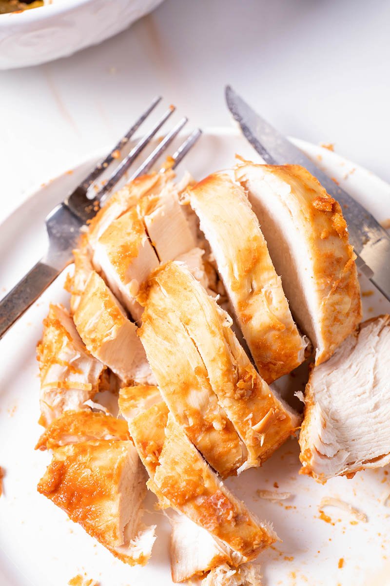 slice chicken breasts