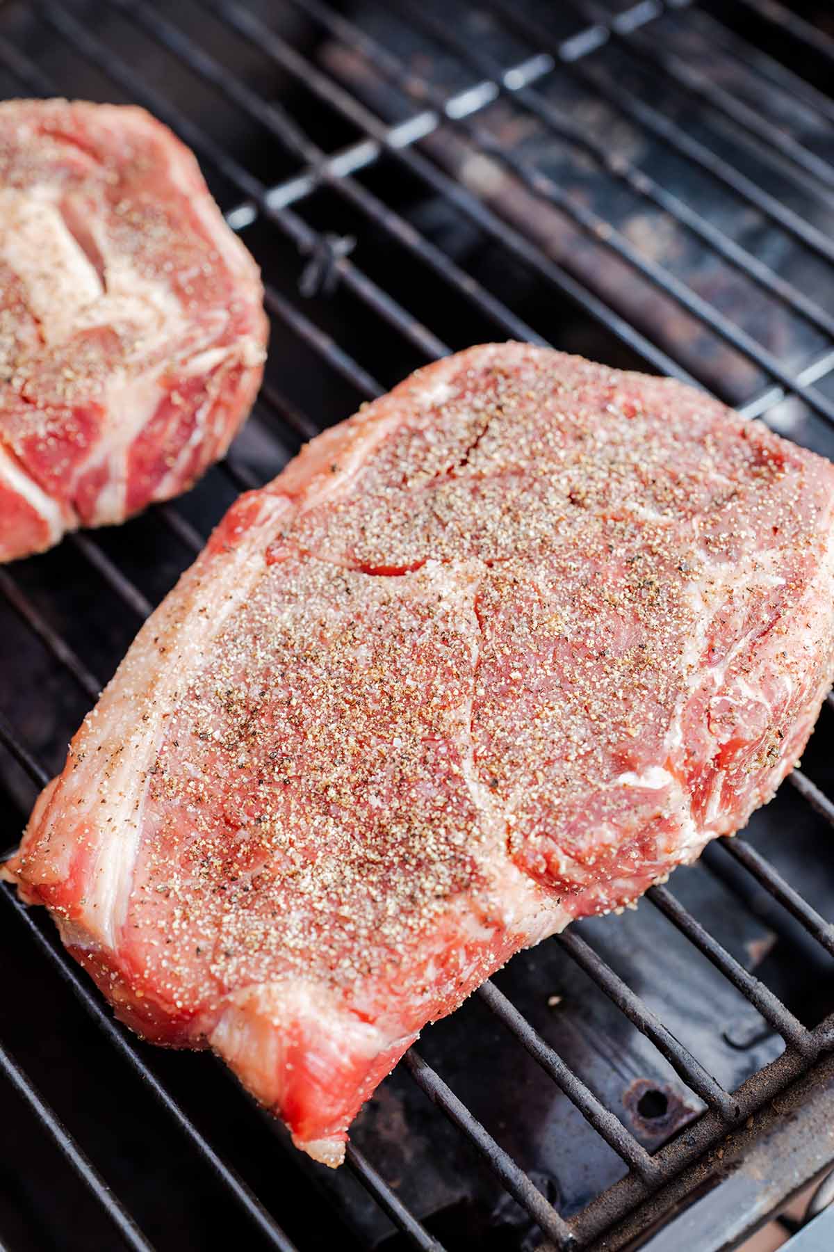 Grilled Ribeye Steak Recipe For A Gas Grill Flash In The Pans 