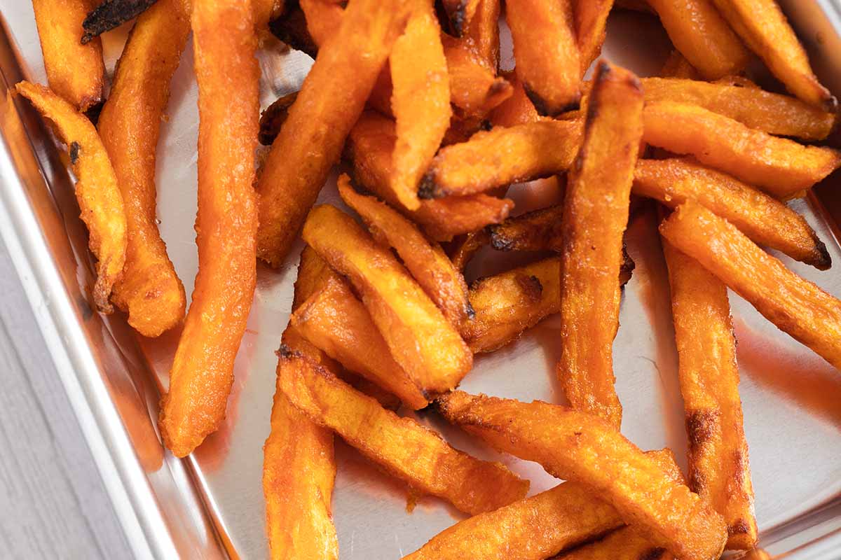 perfect frozen air fryer sweet potato fries