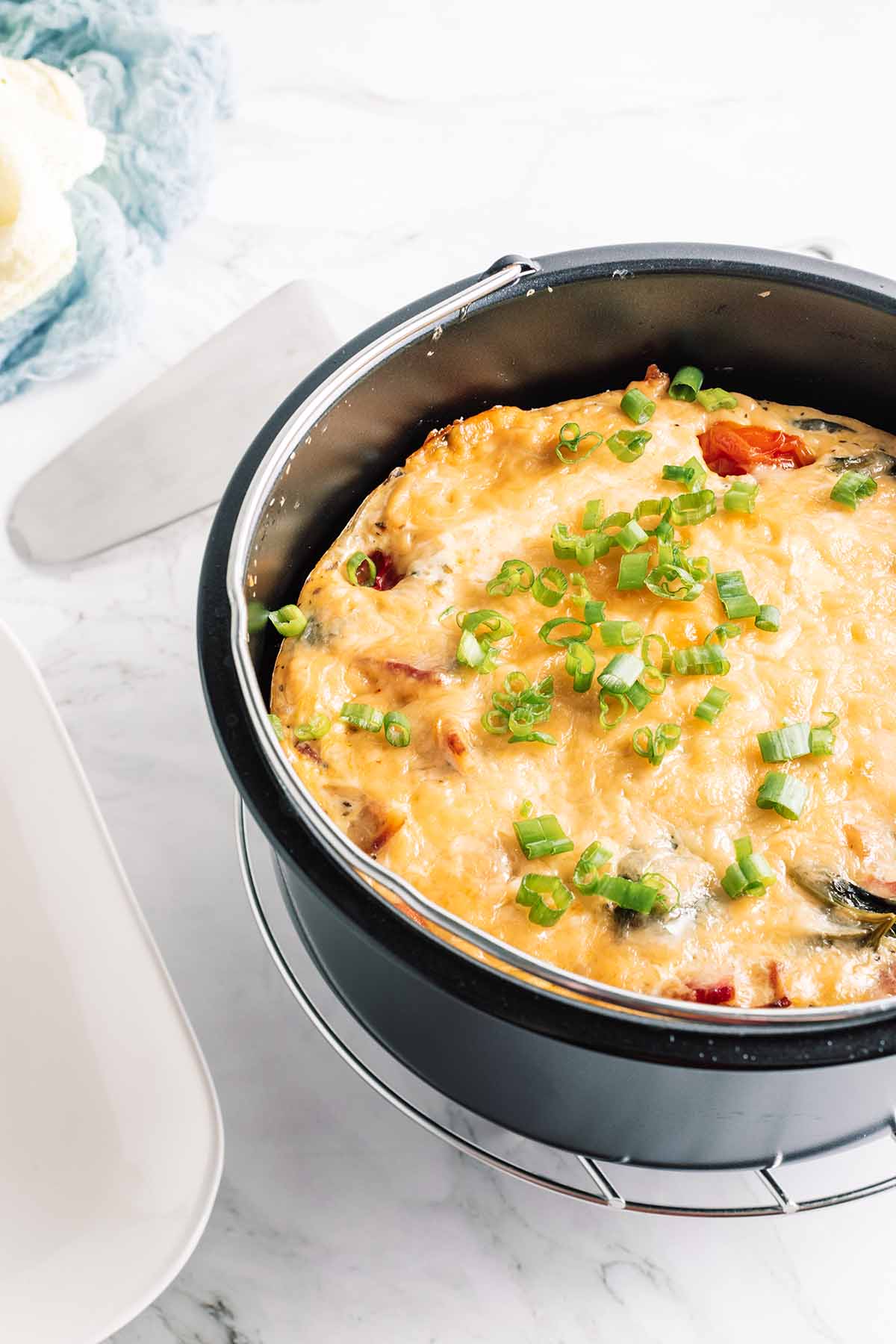 Instant Pot Breakfast Egg Frittata - Flash in the Pans