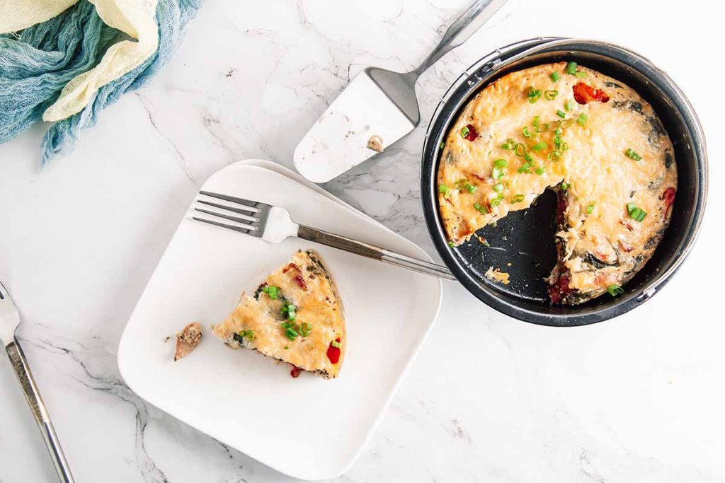 Instant Pot Breakfast Frittata for Two