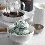 ingredients for boozy smores mint milk shake